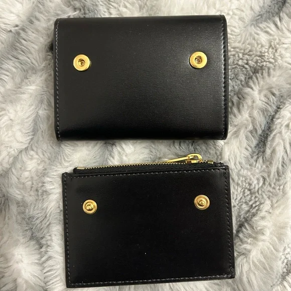 Celine COMPACT WALLET WITH COIN TRIOMPHE IN SHINY CALFSKIN - Picture 7 of 8